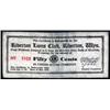 Image 1 : Riverton Lions Club, Indian Tan Buckskin Leather Depression Scrip.