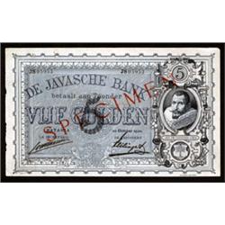 De Javasche Bank - 1901 Issue.