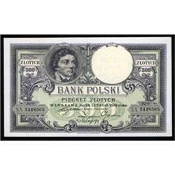 Bank Polski, 1919 (1924) Dated Issue.
