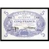 Image 1 : Banque De La Guyane, 1888-1922 Issue. 
