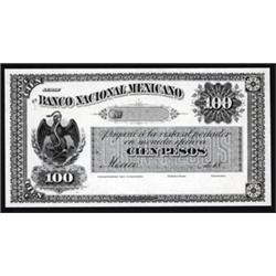 EL Banco Nacional Mexicano Proof.