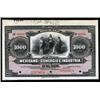 Image 1 : Bono De Caja, El Banco Mexicano De Comercio E Industria Specimen Banknote.