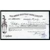 Image 1 : Anglo-Egyptian Bank, Limited Check or CD.