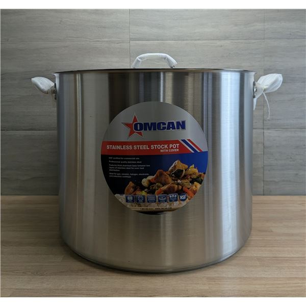 80qt Stock Pot, Omcan 80445 | L8-1