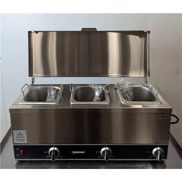 Triple Sauce Pot Warmer, Omcan 44183 | R1-2