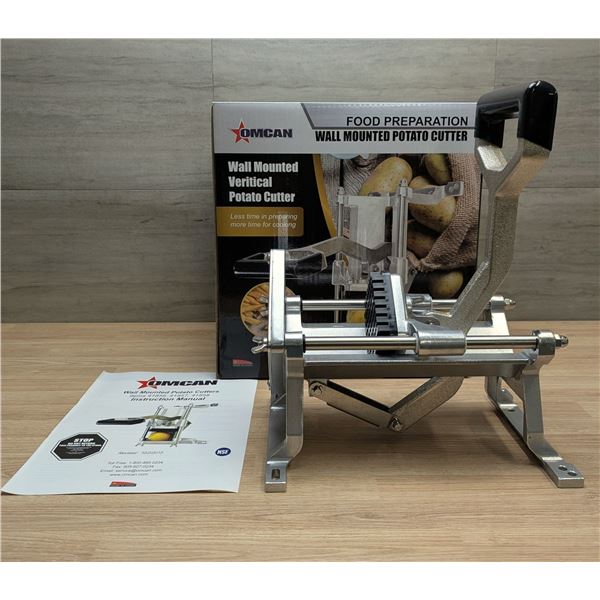3/8" Wall Mount Potato Cutter, Omcan 41856 | L2-2