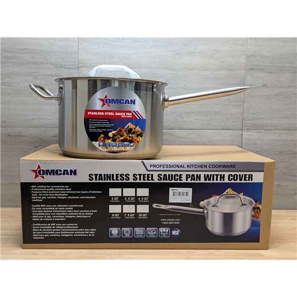 7.5qt Sauce Pan, Omcan 80435 | L1-2