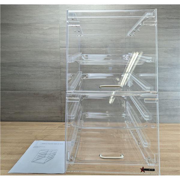 Acrylic Bakery Display Case, Omcan 80569 | Assembled/MR2-2