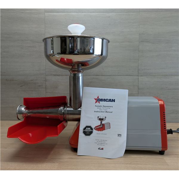 Light-Duty Electric Tomato Squeezer, Omcan 11001 | Assembled/L3FL