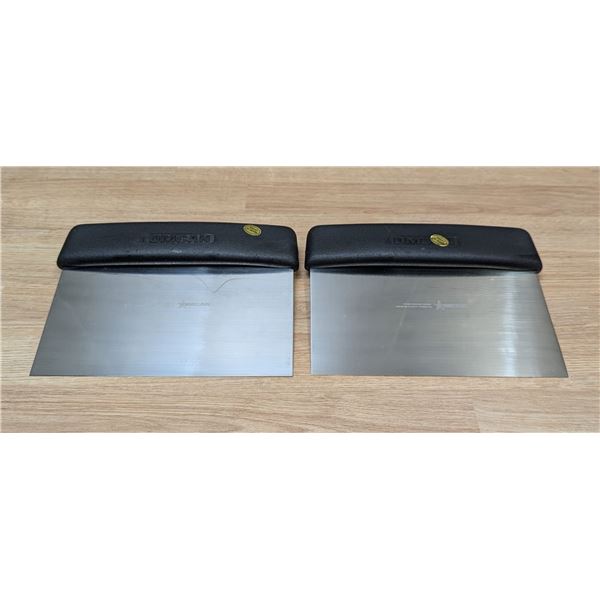 6" Dough Scrapers, Omcan 14200 - Lot of 2 | L4CR7-4