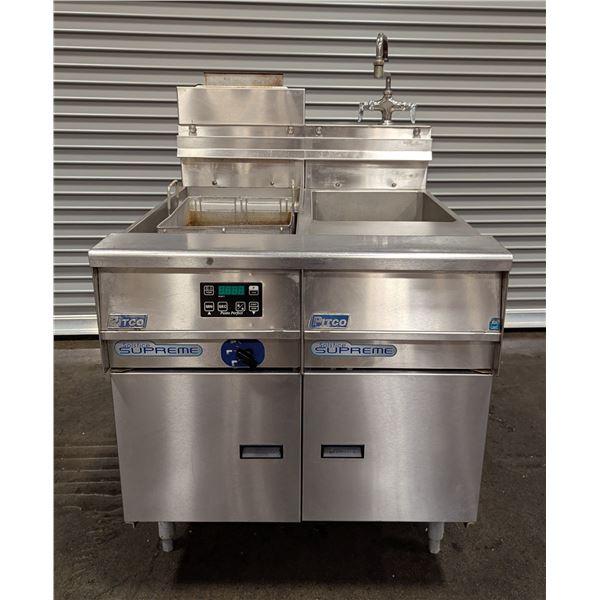 Pitco SSPG14 Solstice Supreme 12 Gallon Gas Pasta Cooker | 2135/R7FL