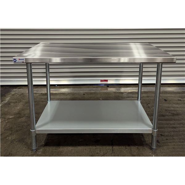 48" x 30" Stainless Steel Work Table, Omcan 22073 | MR6-1/R3-4