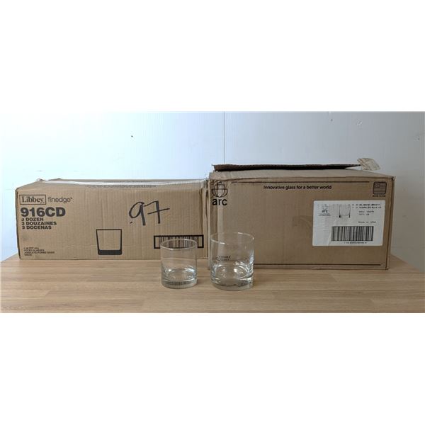 12-1/2oz Tumblers & 8oz Rock Glasses - Approx. 60pcs | ML3-1