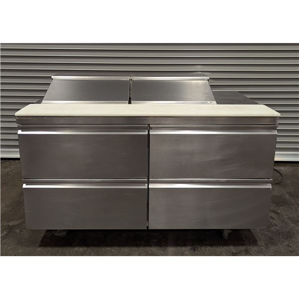 Delfield D4460NP-12 60" Four Drawer Refrigerated Prep Table | 837/R8FL