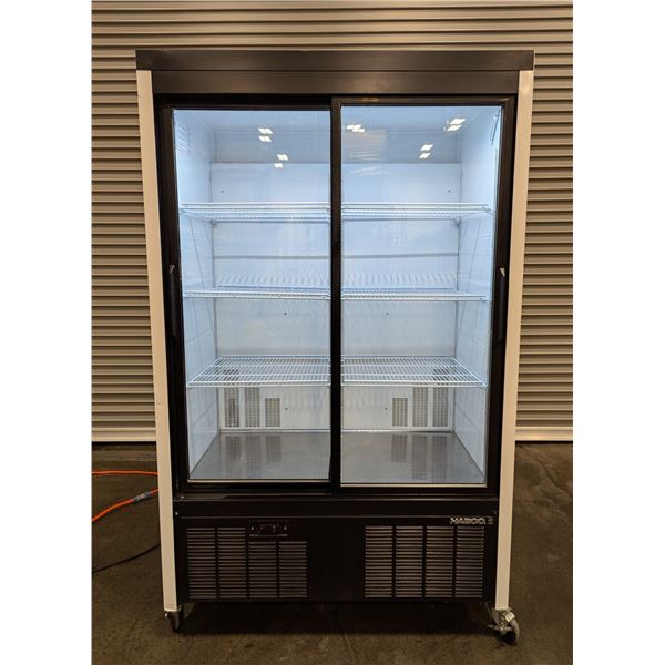 Habco SE40eHC 48" Double Sliding Door Glass Cooler | 8569/R8FL