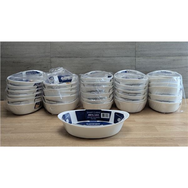 10" x 6" Oval 30oz Baking Dishes, Arcoroc P0886 - Lot of 30 | FtB