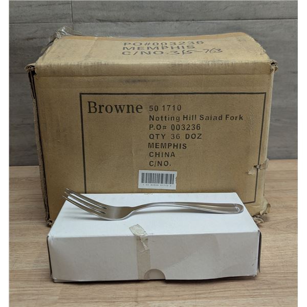Browne 501710 Notting Hill Salad Forks - Lot of 432 (1 Case) | FtC