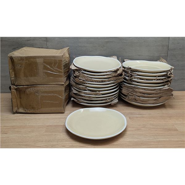 Canyon Ridge 6.5" Sand Plates, Arcoroc FJ526 - Lot of 36 | Ft1