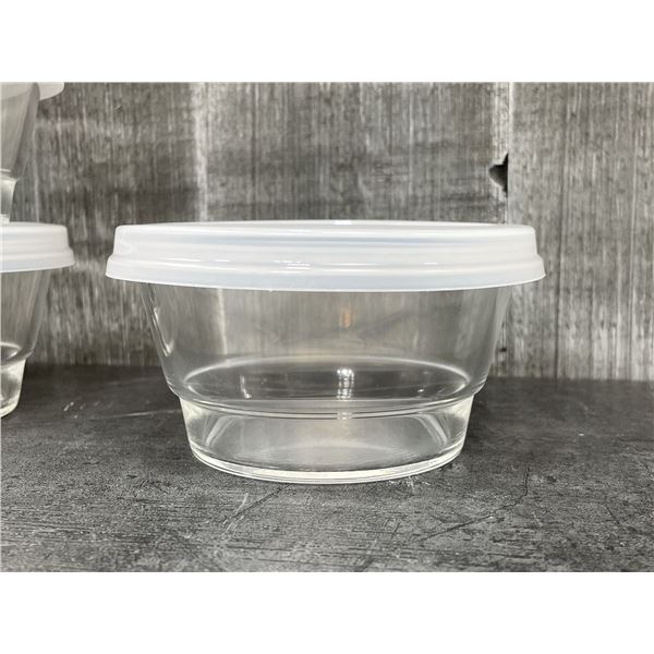 370ml So Urban Storage Bowls with Stacking Lids - Lot of 24 | Q1757/L10-4