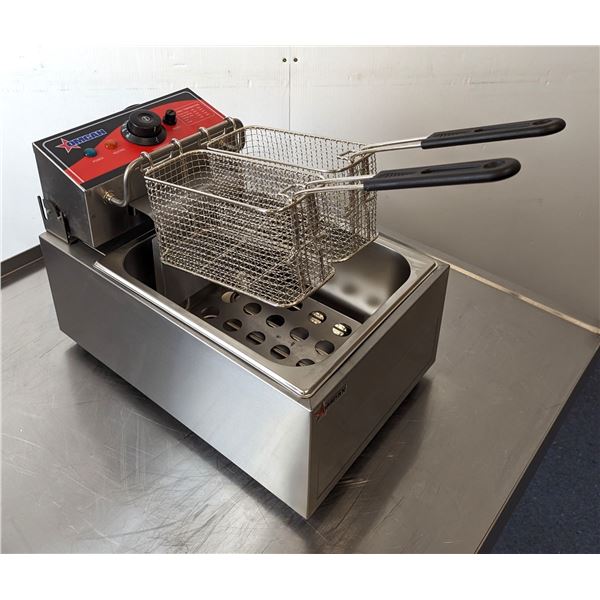 Single Tabletop Fryer, Omcan 34867 | MR3-3