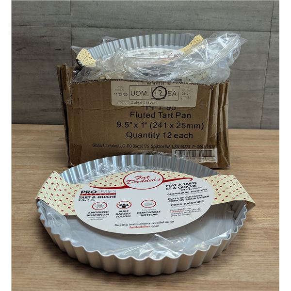 Fat Daddio's 9-1/2" Tart & Quiche Pans - Lot of 13 | FtB
