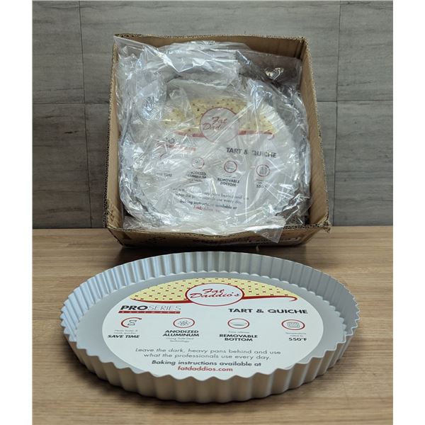 Fat Daddio's 11" Tart & Quiche Pans - Lot of 10 | FtB