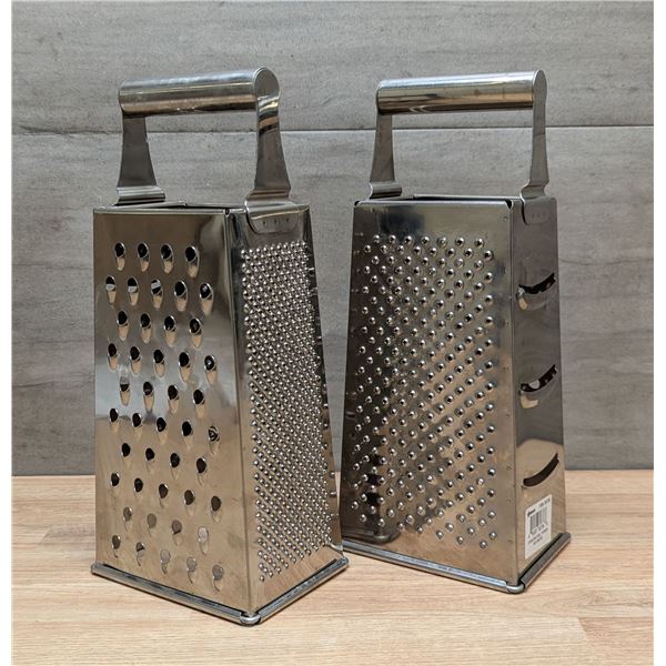 Tapered Box Graters, Omcan 80736 - Lot of 2 | L1-2