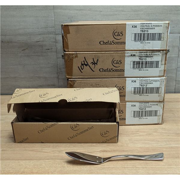 Chef & Sommelier T5213 Fish Knives - Lot of 144 (4 Cases) | RackH