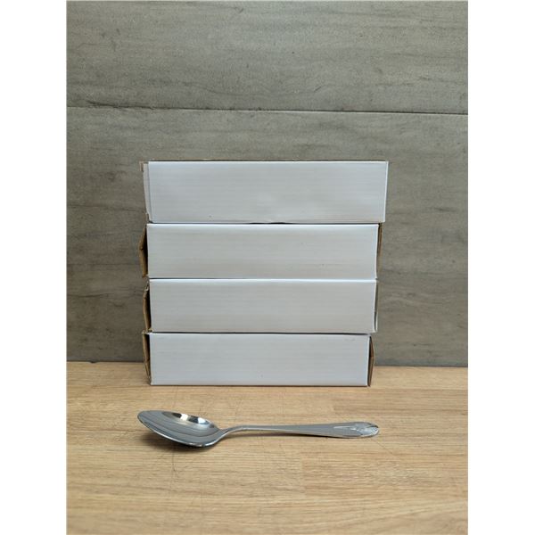 Heavy Weight Niagara Tea Spoons, Johnson Rose 2855 - Lot of 48 (4 Boxes) | FtC