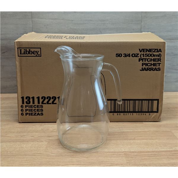 50-3/4oz/1500ml Venezia Pitchers - Lot of 6 (1 Case) | FtD