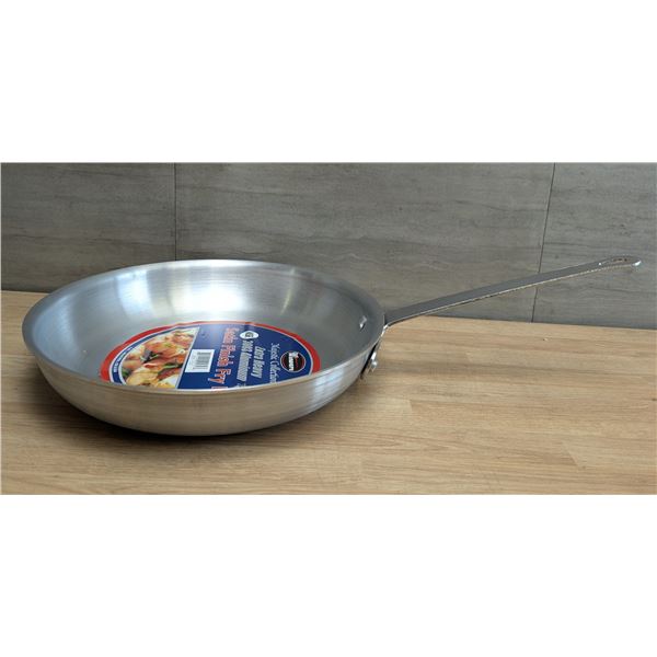 Winco AFP-12S 12" Aluminum Fry Pan, Satin Finish | FtB