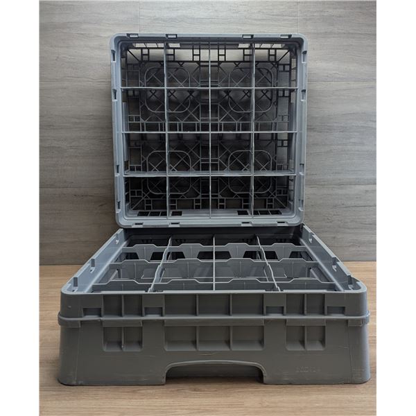 Cambro 16-Compartment Full Size Cup Racks - Lot of 2 | FtD