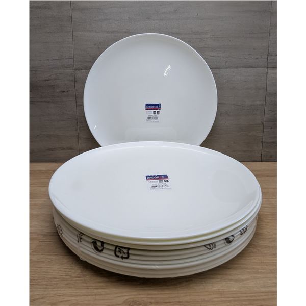 Arcoroc Zenix Intensity 12" Coupe Plates - Lot of 10 | FtC