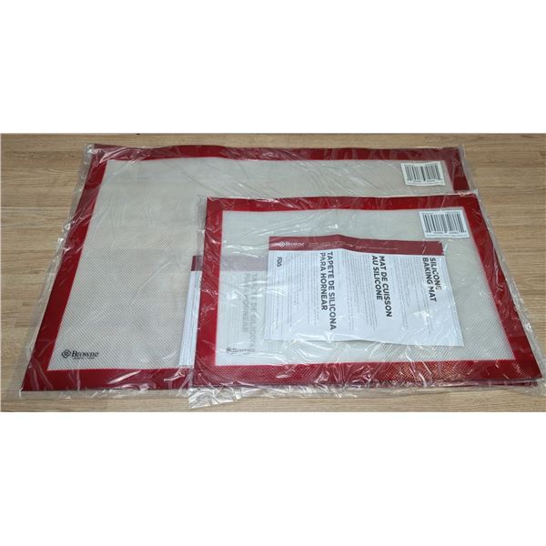 24.3" x 16.3" & 16.5" x 11.6" Silicone Baking Mats - Lot of 2pcs | FtMC1