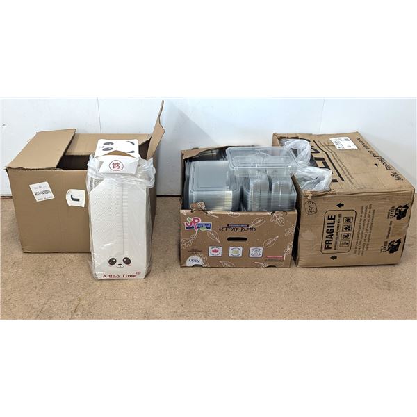 Assorted Containers - Lot of Approx 300pcs | GJ1/EC8