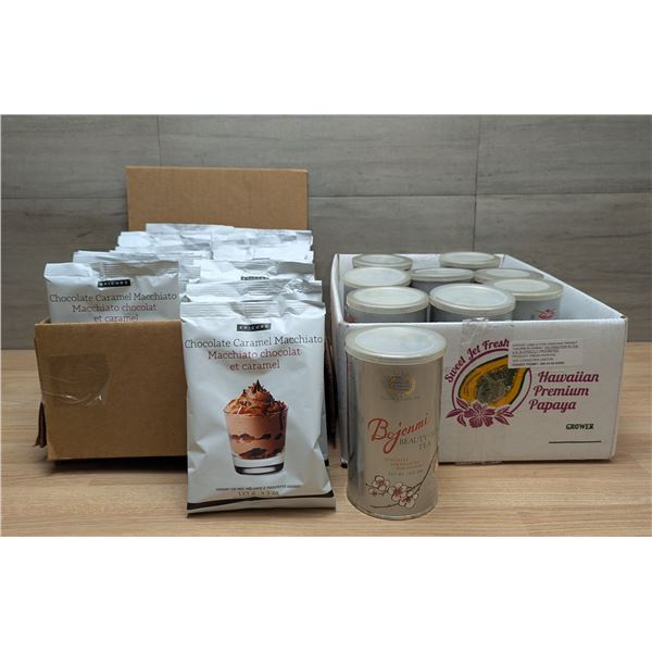 Chocolate Caramel Macchiato & Bojenmi Beauty Slim Tea - Lot of 59pcs | GJ6