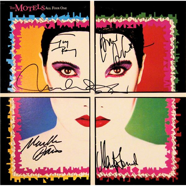 The Motels signed All Four One album