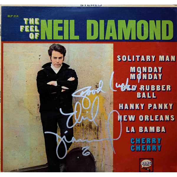 Neil Diamond The Feel of signed album