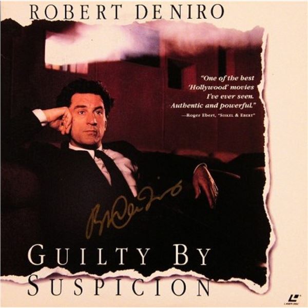 Guilty By Suspicion Robert De Niro signed LaserDisc
