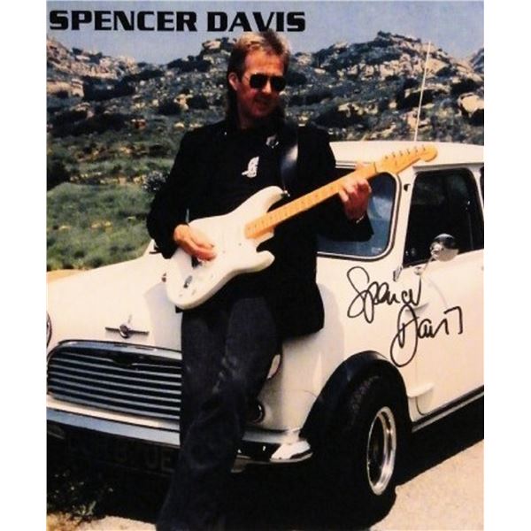 Spencer Davis signed promo photo
