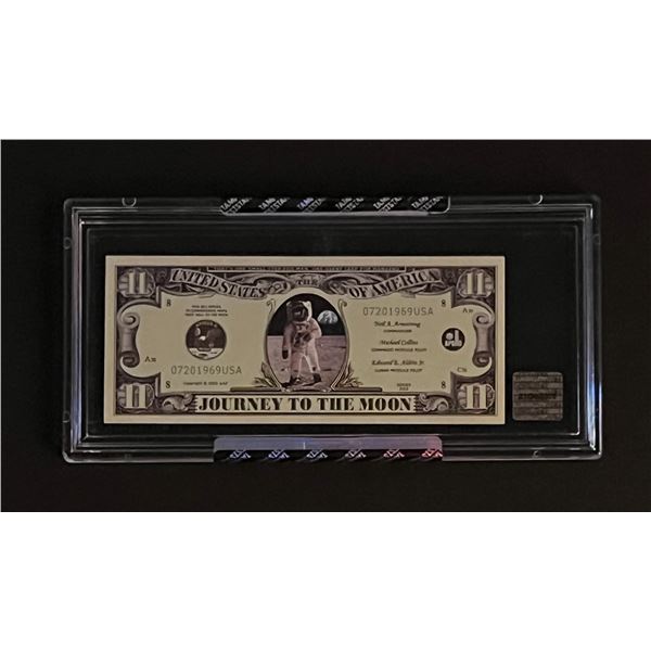 Apollo 11 Limited Edition Encapsulated NASA  Walk on the Moon Commemorative Bill
