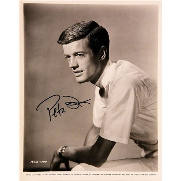 Tammy And The Doctor Peter Fonda signed portrait photo