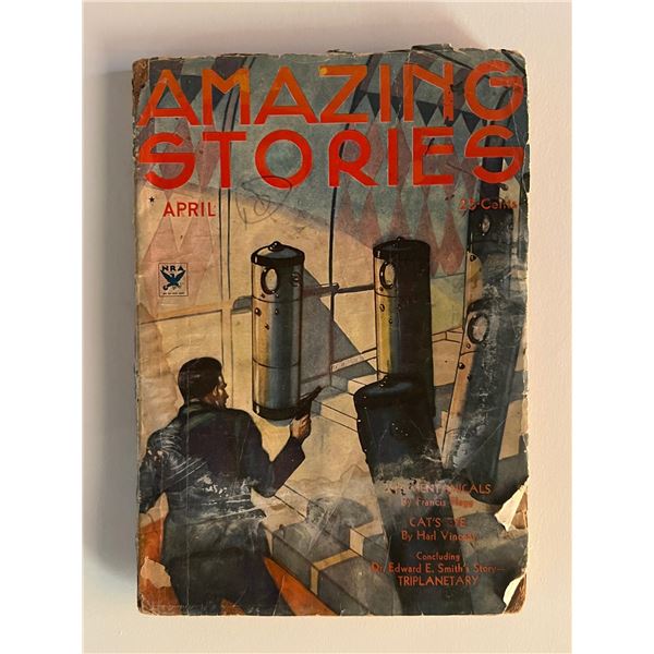 1934 Amazing Stories Pulp Magazine