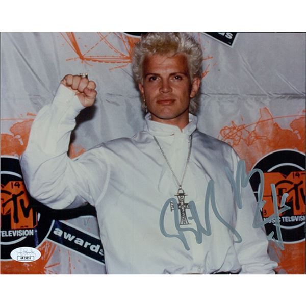 Rock Musician Billy Idol signed photo. JSA Authenticated