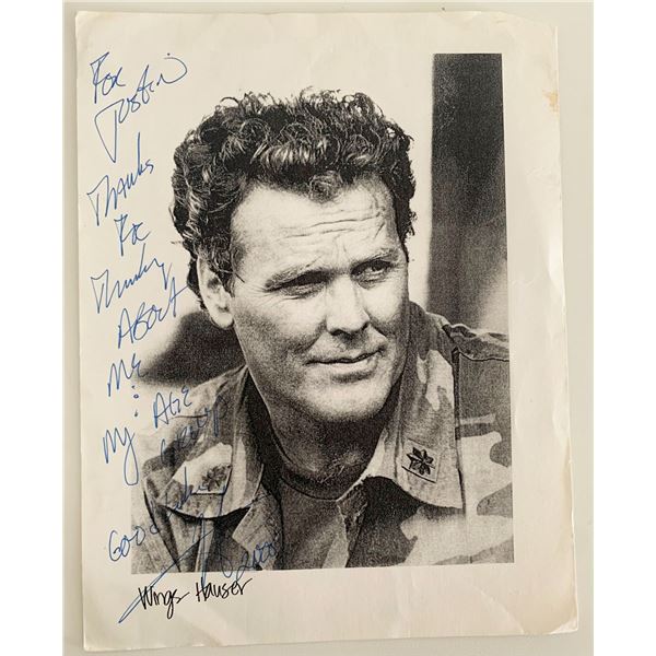 Wings Houser Signed Photo