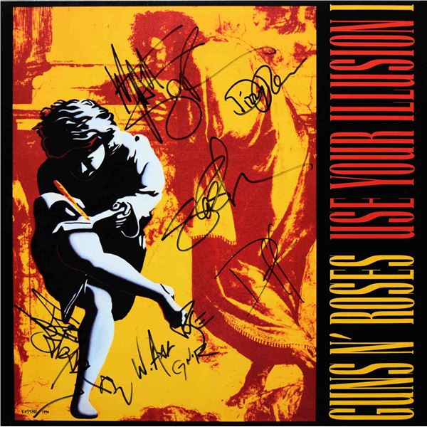 Guns N' Roses signed Use Your Illusion I album