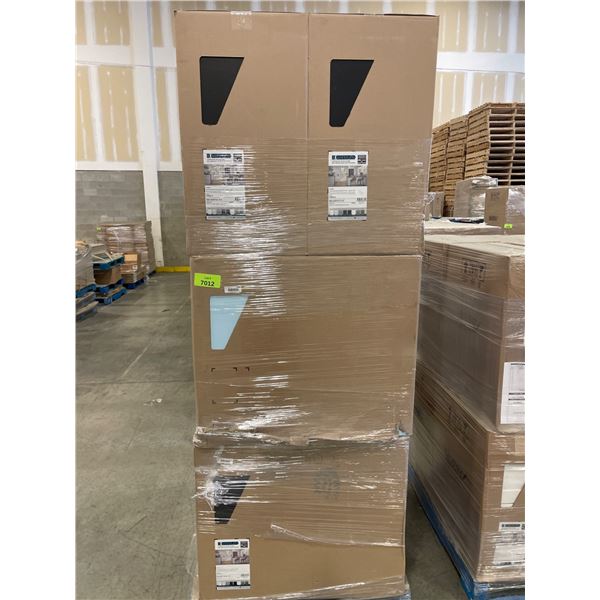 Pallet Lot of Eklipse RD-BMF33-NT and RD-BCM36-NT Cabinet Units, Onyx and Topaz Finish