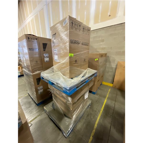 Pallet Lot of Eklipse R18-HTG24-PC Wall Cabinet Pallet in Ruby Finish