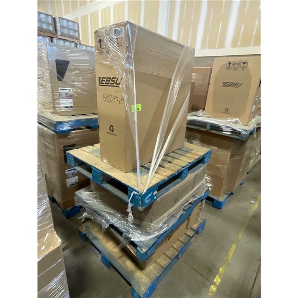 Pallet Lot of Eklipse Saphir KD-HTG30FTE Cabinets For Kitchen Use, and Assorted Cabinets