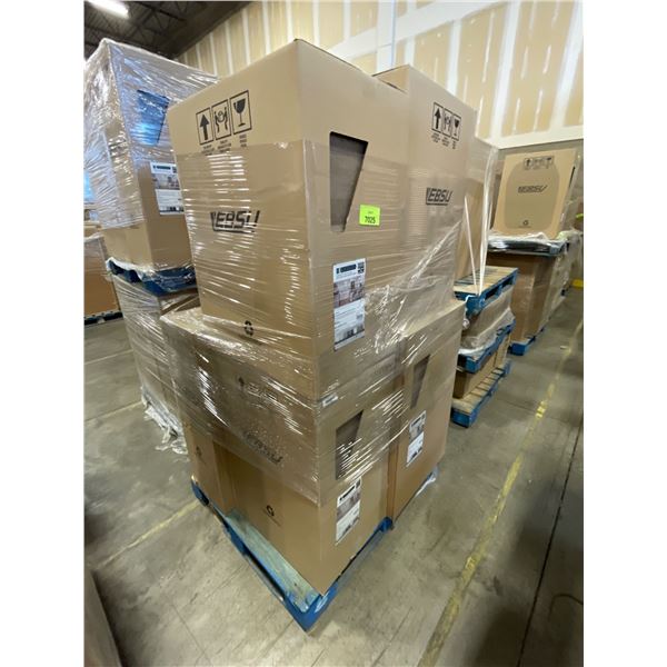 Pallet Lot of Assorted Eklipse Ruby and Saphir Cabinets 2-Door  Model RD-HPP33-PC and RD-HTG24-PC